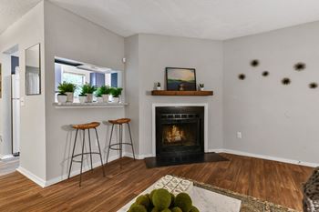 Living And Kitchen at 300 Riverside Apartments, Austell, GA